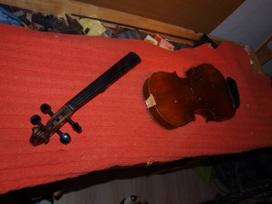 mástil roto violin Sandner